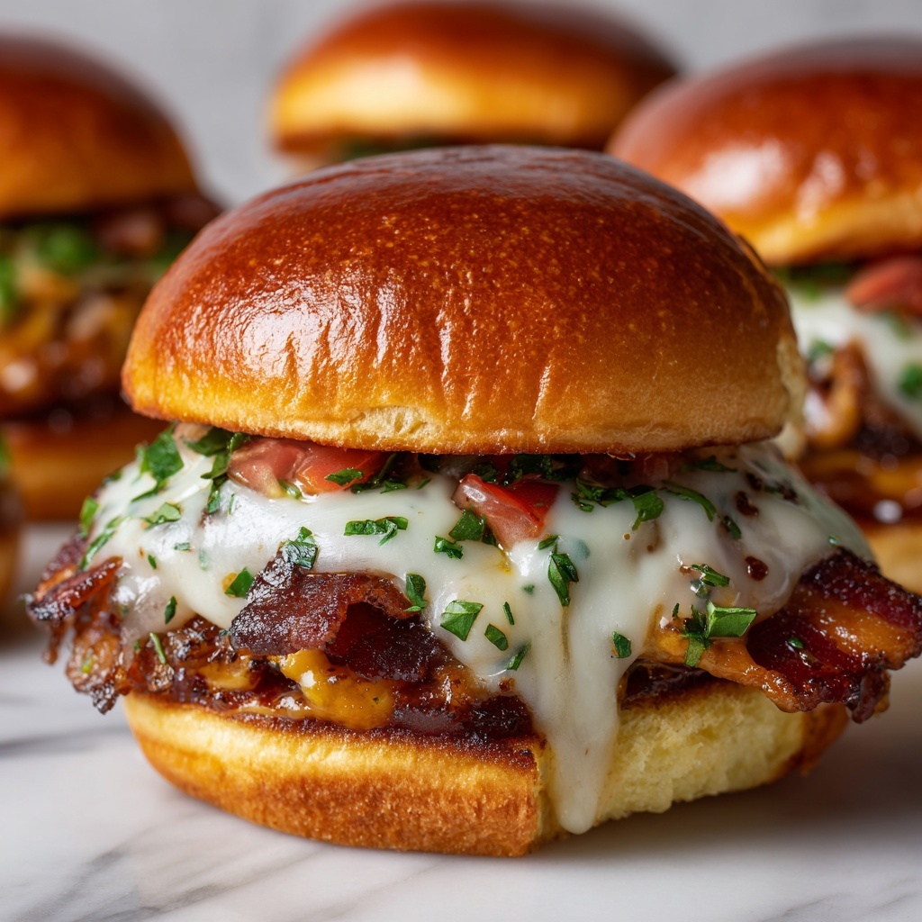 Kentucky Hot Brown Sliders Recipe - Recipe Image