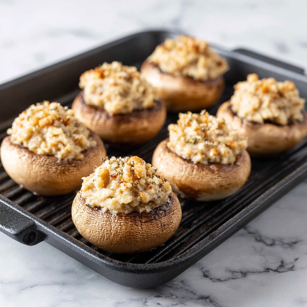 Grilled Stuffed Mushrooms with Sausage and Smoked Gouda Recipe - Recipe Image