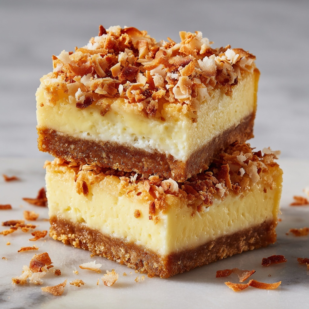 Buttery Coconut Bars Recipe - Recipe Image