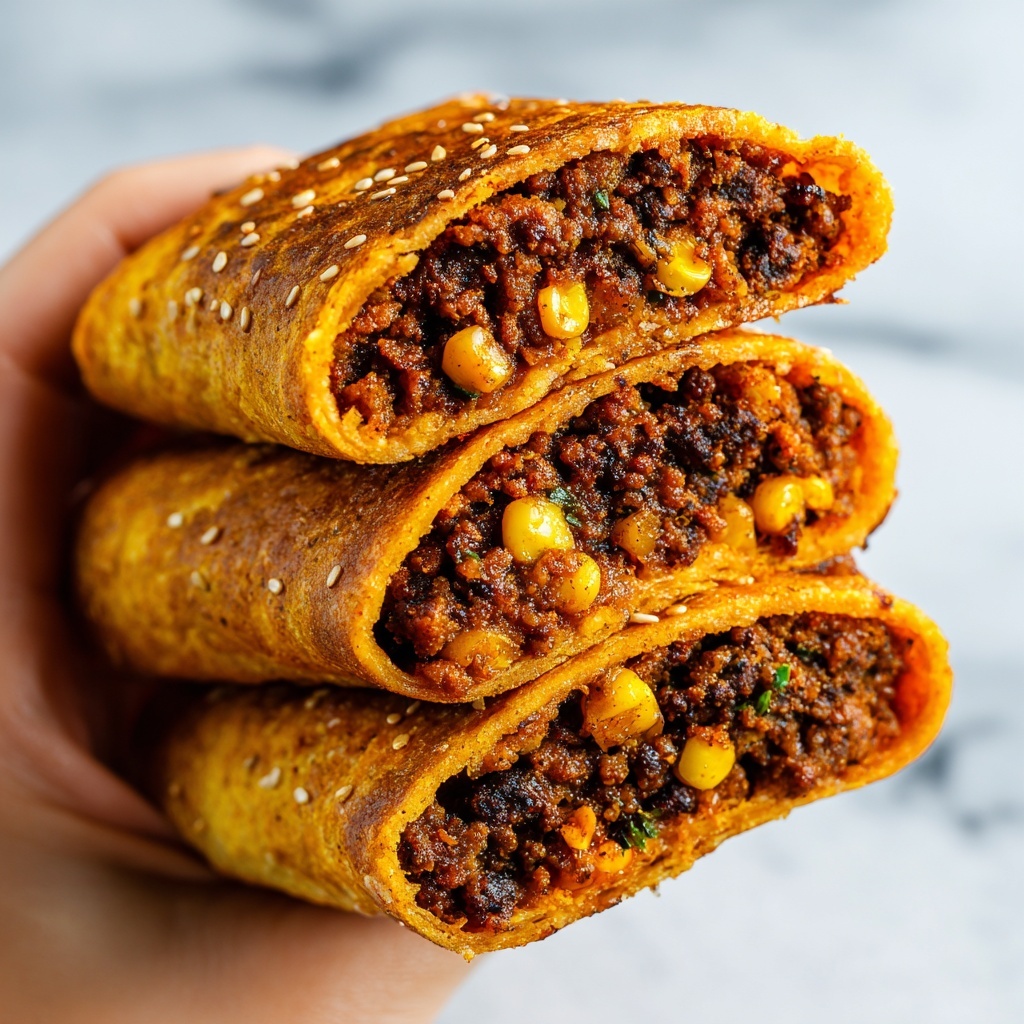 Cheeseburger Egg Rolls with Dipping Sauce Recipe - Recipe Image