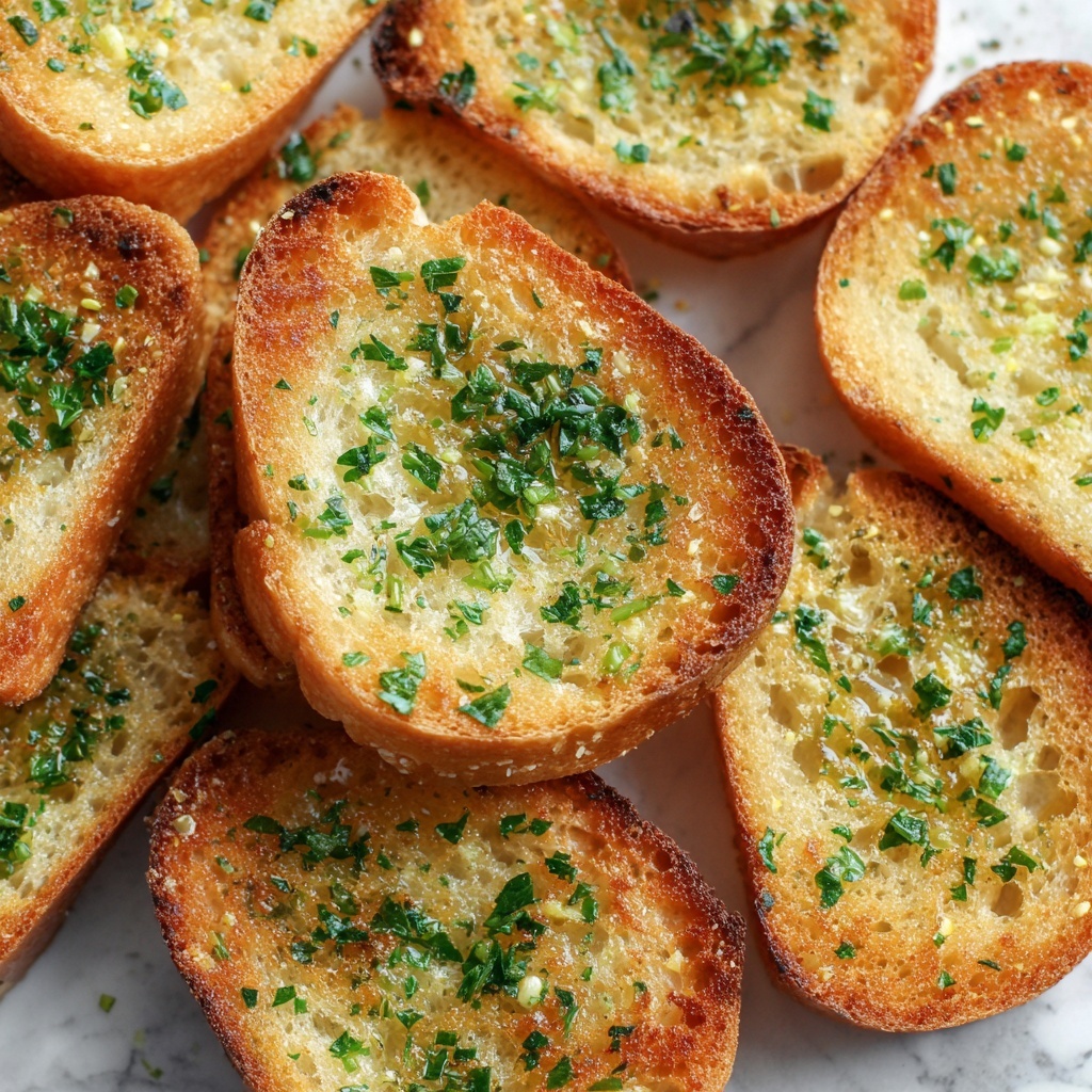 Garlic Bread Crostini Recipe - Recipe Image