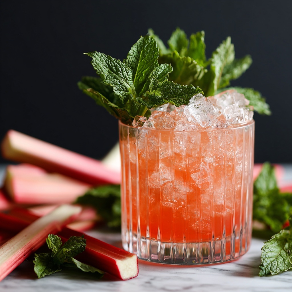 Rhubarb Liqueur Recipe - Recipe Image