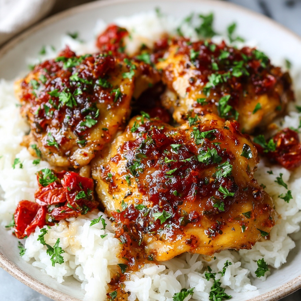 One-Pot Italian Tomato Chicken and Rice Recipe - Recipe Image