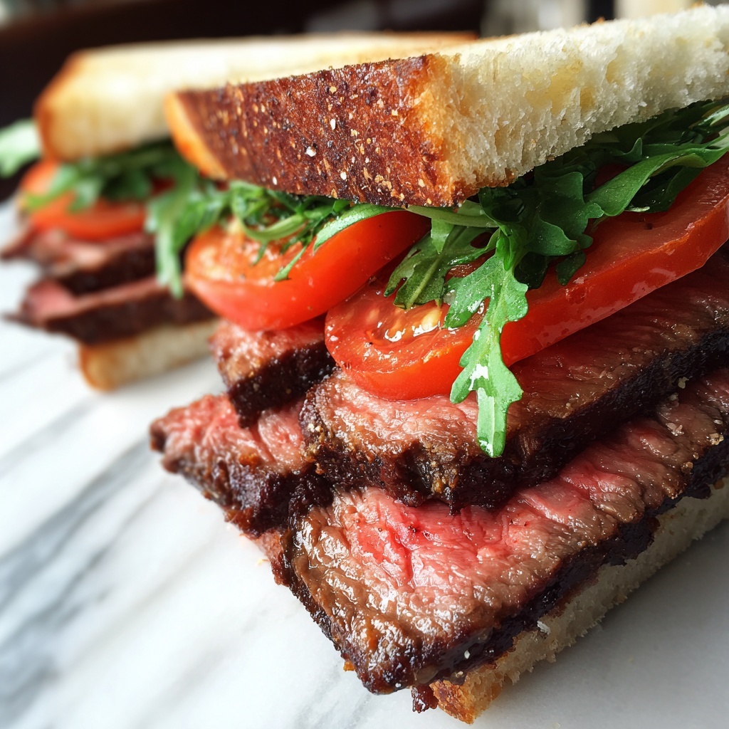Steak au Poivre Sandwich Recipe - Recipe Image