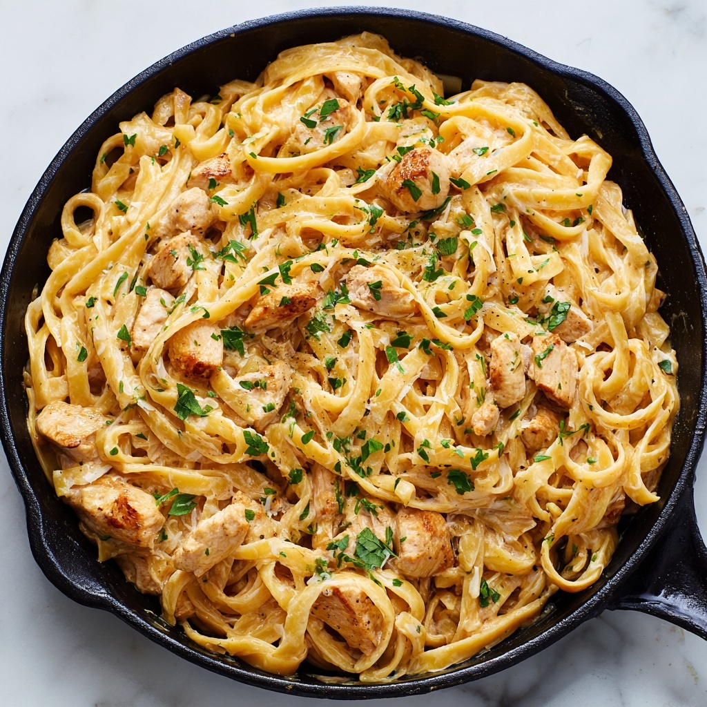Cowboy Butter Chicken Linguine Recipe - Recipe Image