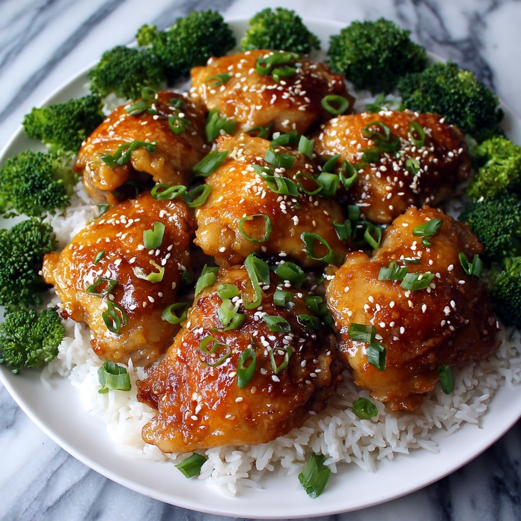 Soy Garlic Chicken Thighs Recipe - Recipe Image
