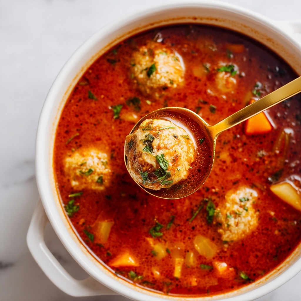 Italian Meatball Soup Recipe - Recipe Image
