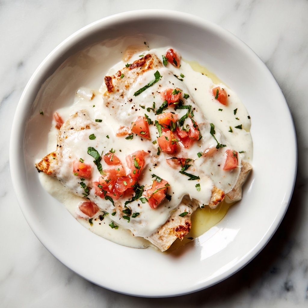 Chicken Enchiladas with Sour Cream White Sauce Recipe - Recipe Image