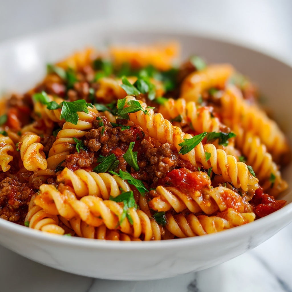 Taco Pasta (One Pot) Recipe - Recipe Image