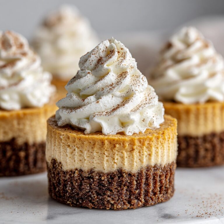 No-Bake Mini Pumpkin Cheesecakes Recipe