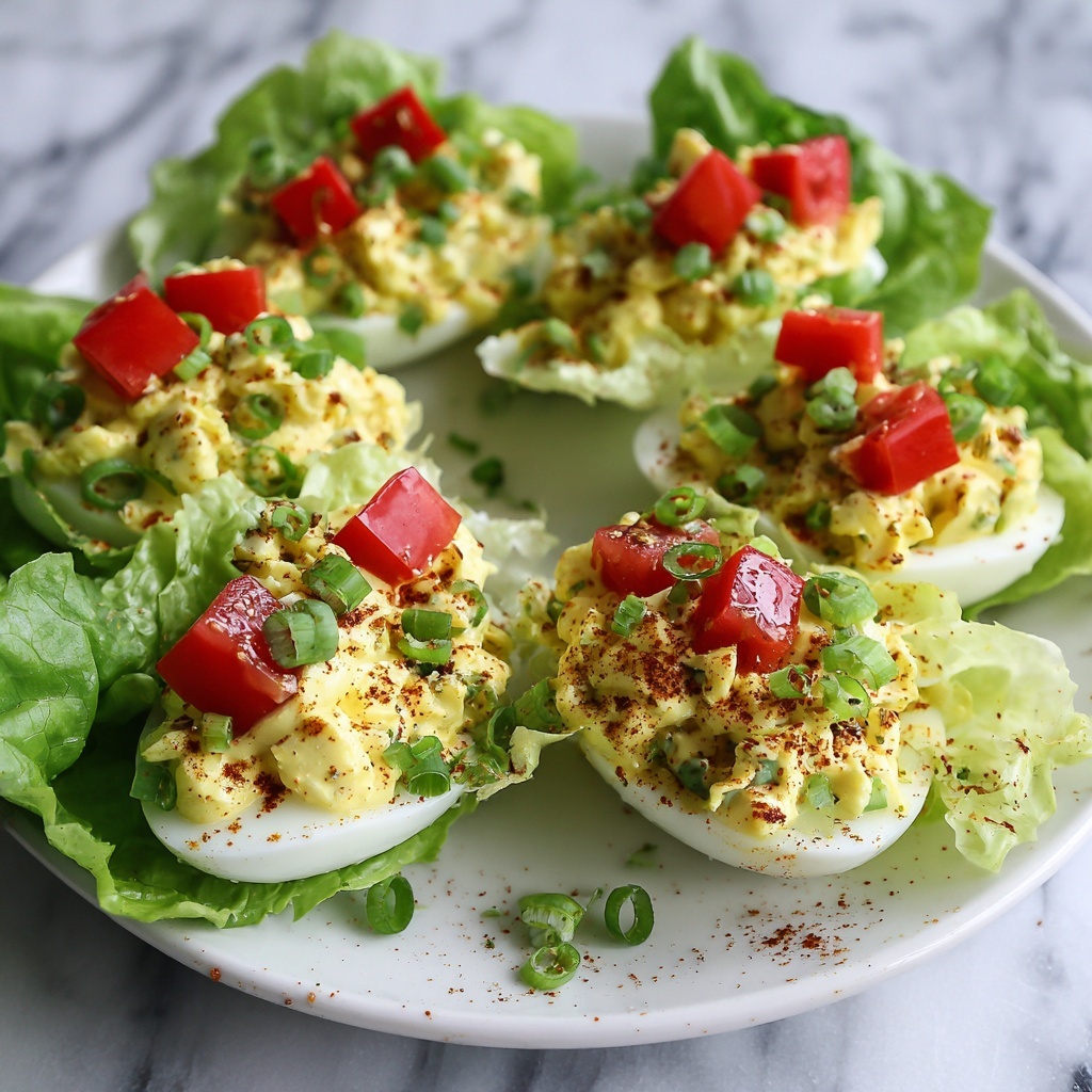 BLT Egg Salad Lettuce Wraps Recipe - Recipe Image