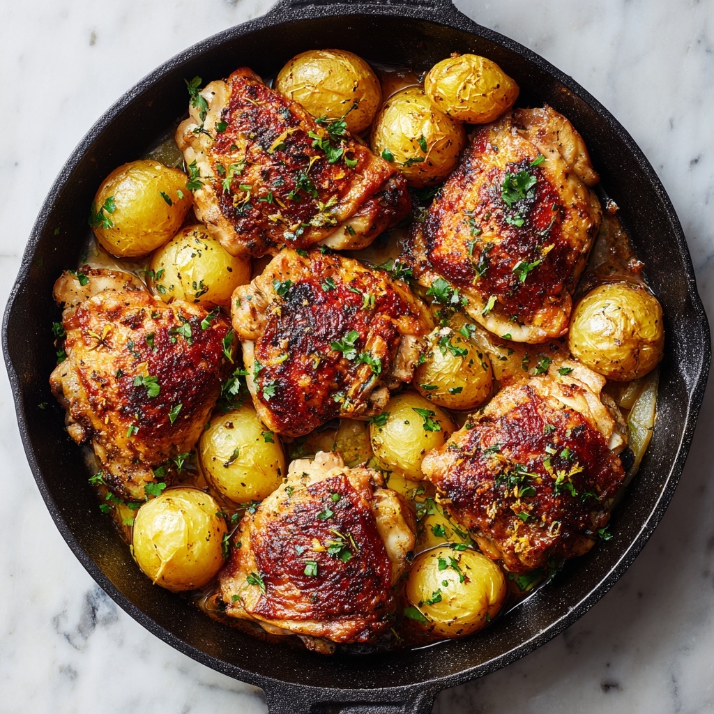 Garlic Parmesan Chicken and Potatoes (One-Pan Dinner) Recipe - Recipe Image