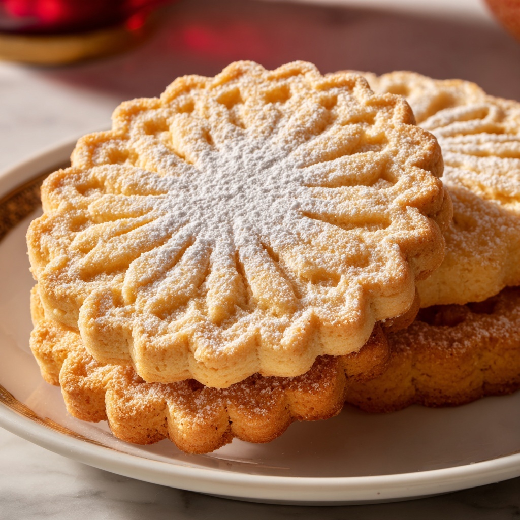 Classic Italian Pizzelle Cookies Recipe - Recipe Image
