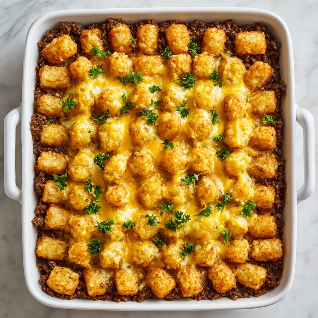 Tater Tot Casserole Recipe - Recipe Image