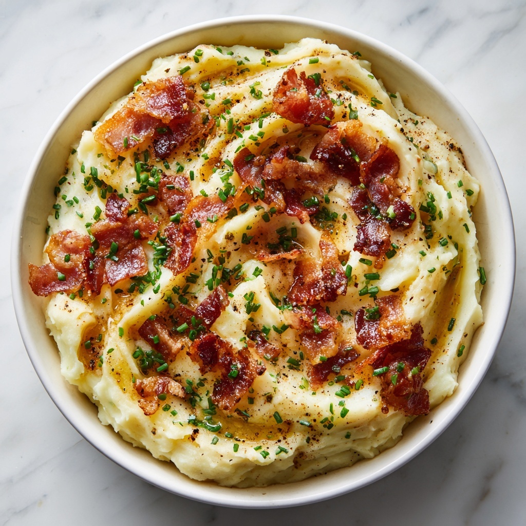 Steakhouse-Style Garlic Mashed Potatoes Recipe - Recipe Image