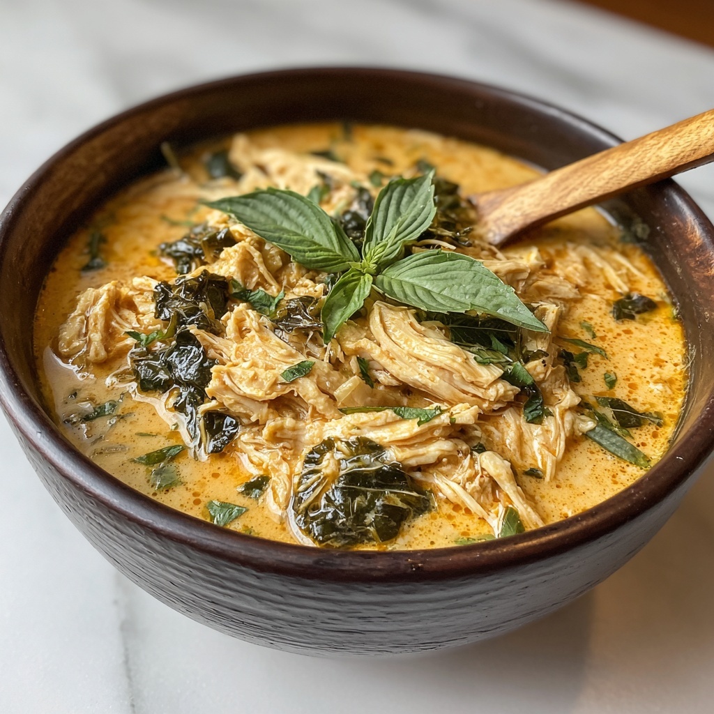Easy Thai Chicken Curry Soup Recipe - Recipe Image