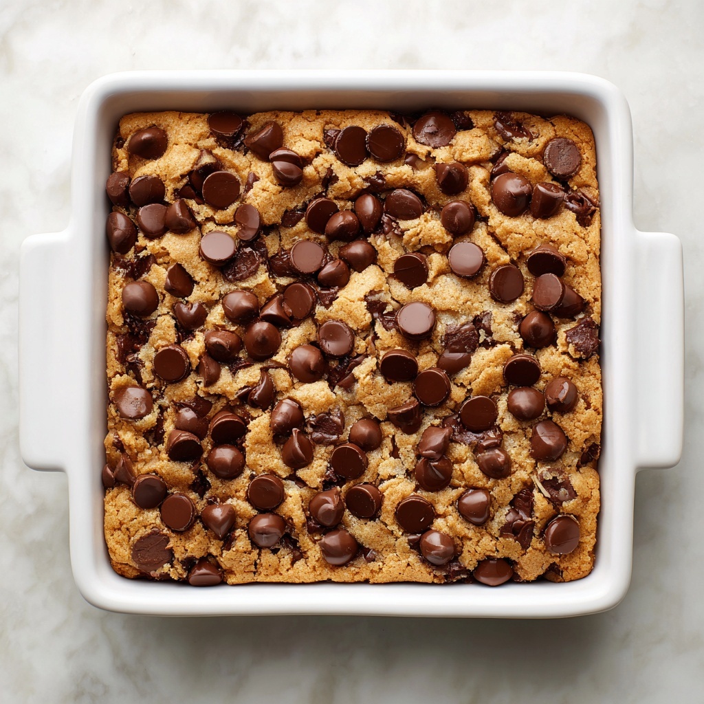 Peanut Butter Chocolate Chip Cookie Bars Recipe - Recipe Image