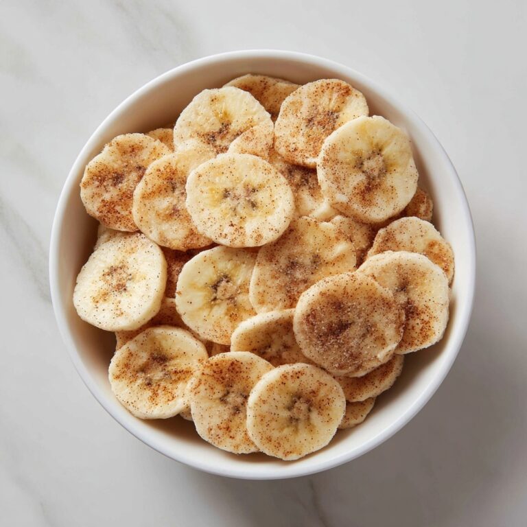 Cinnamon-Sugar Air Fryer Banana Chips Recipe