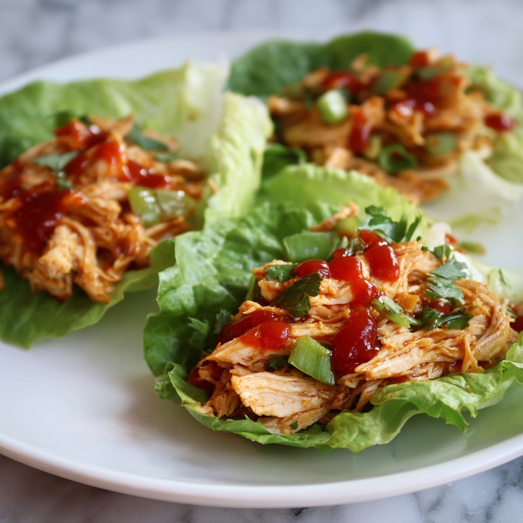 Spicy Thai Chicken Lettuce Wraps Recipe - Recipe Image