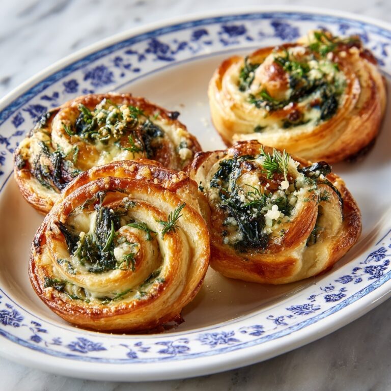 Spinach and Feta Puff Pastry Twists Recipe
