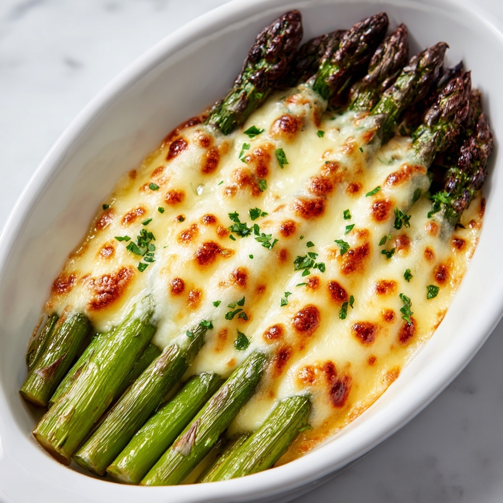 Cheesy Baked Asparagus Recipe - Recipe Image