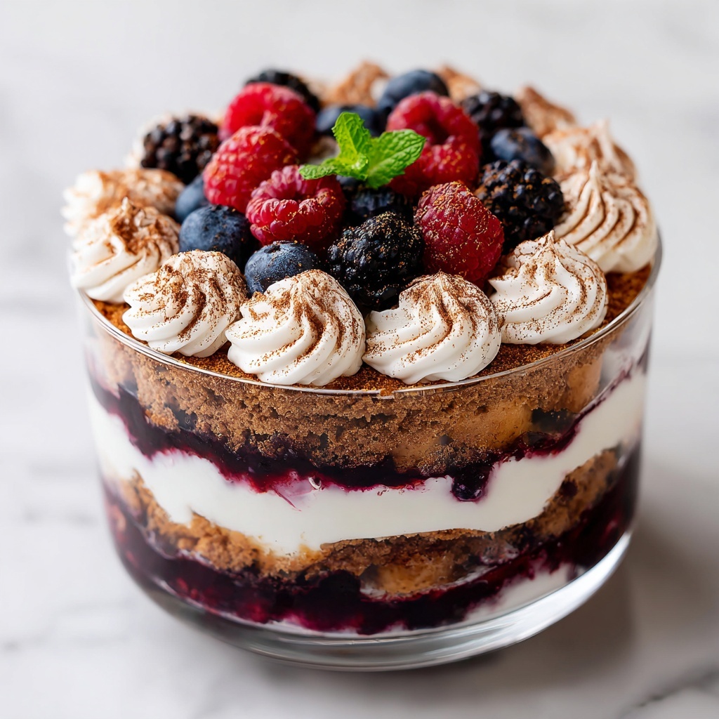 Berry Tiramisu Trifle Recipe - Recipe Image