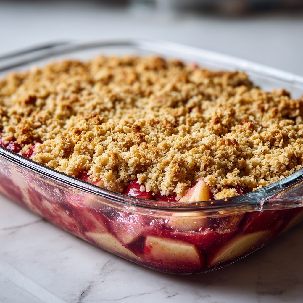 Classic Rhubarb Crisp Recipe - Recipe Image