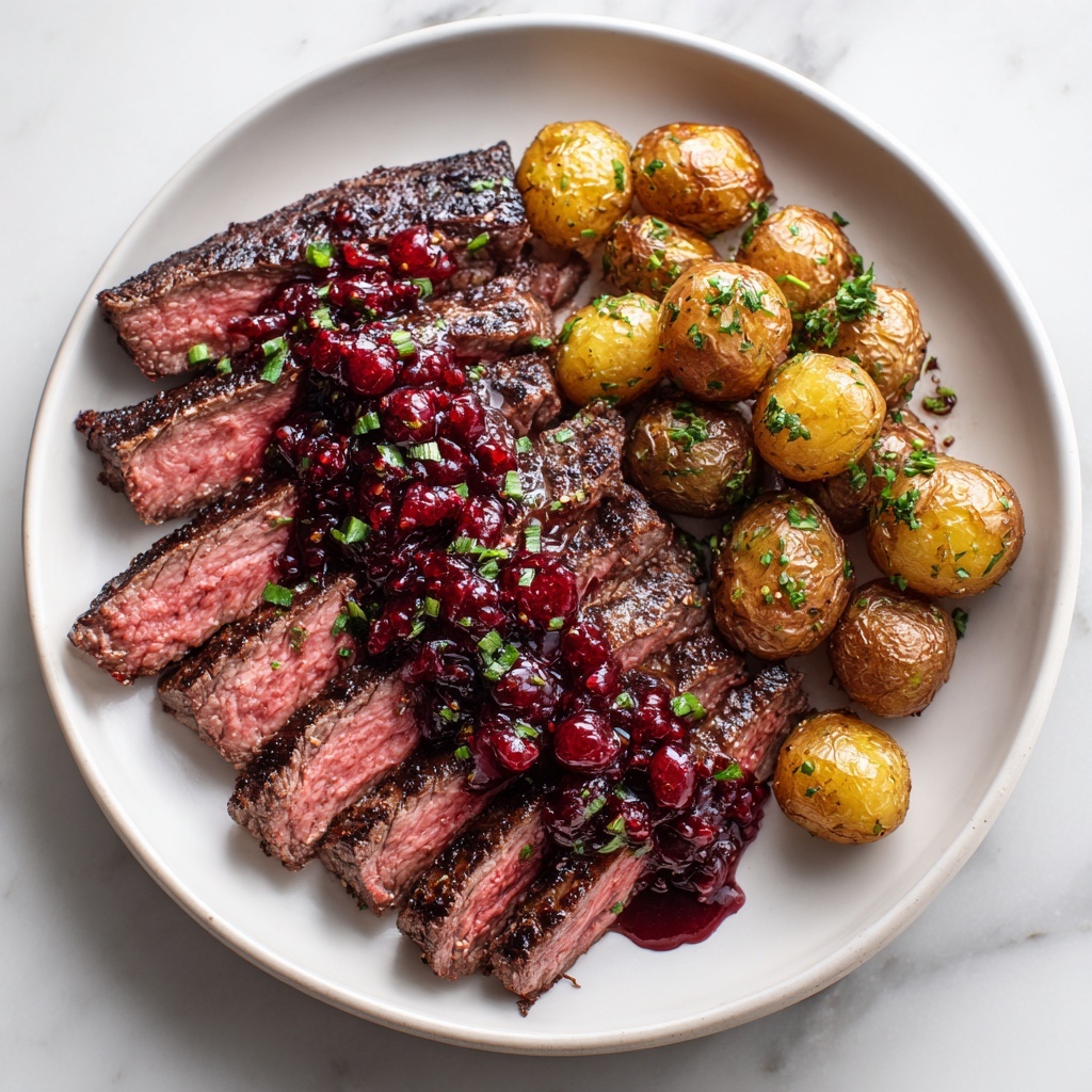 Cherry-Balsamic Sirloin Recipe - Recipe Image