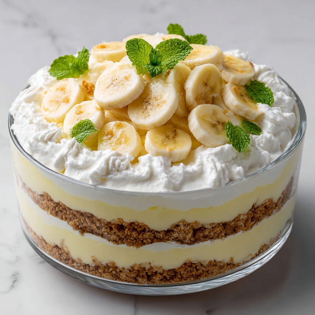 Banana Vanilla Pudding Trifle Recipe - Recipe Image
