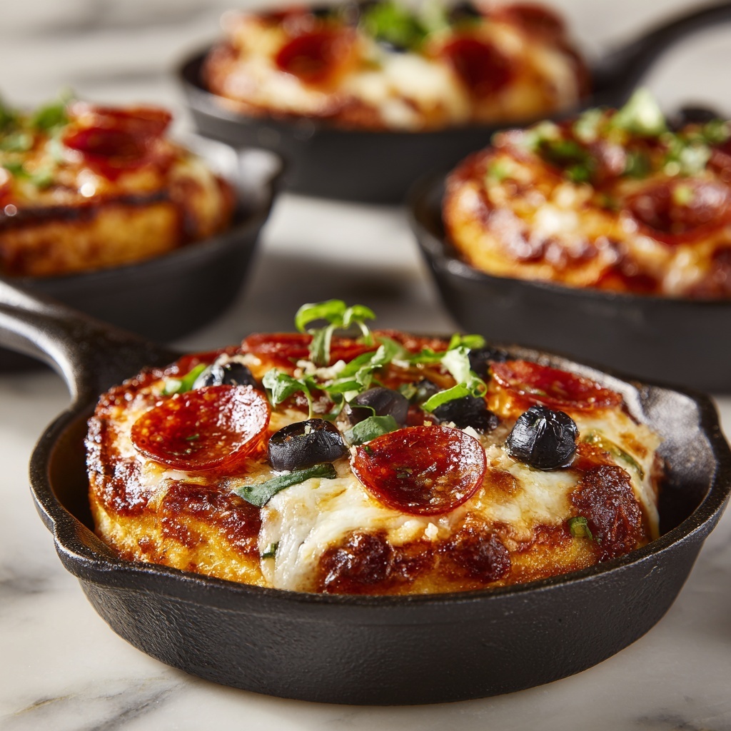 Low Carb Pizza Bowls Recipe - Recipe Image
