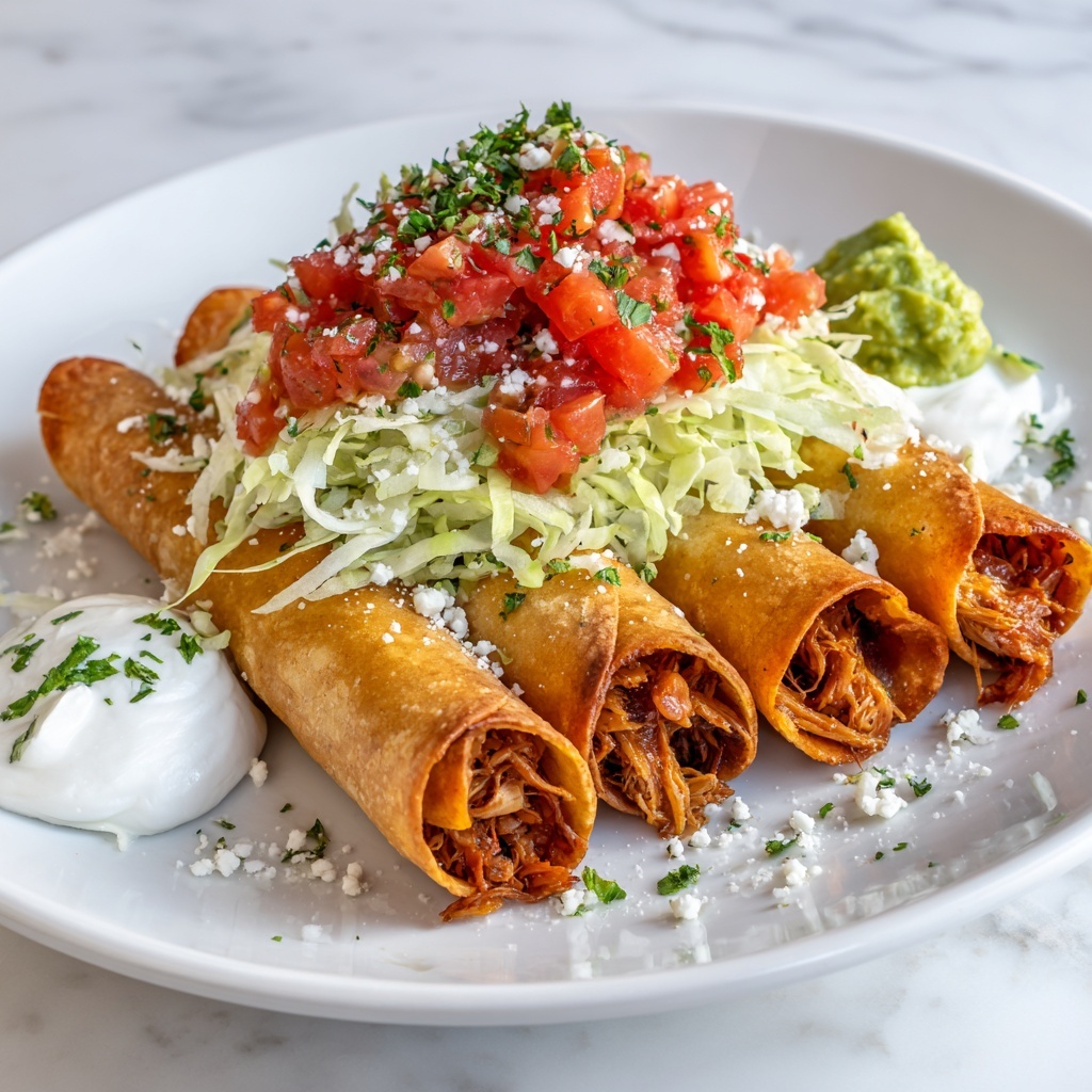 Crispy Chicken Taquitos Recipe - Recipe Image