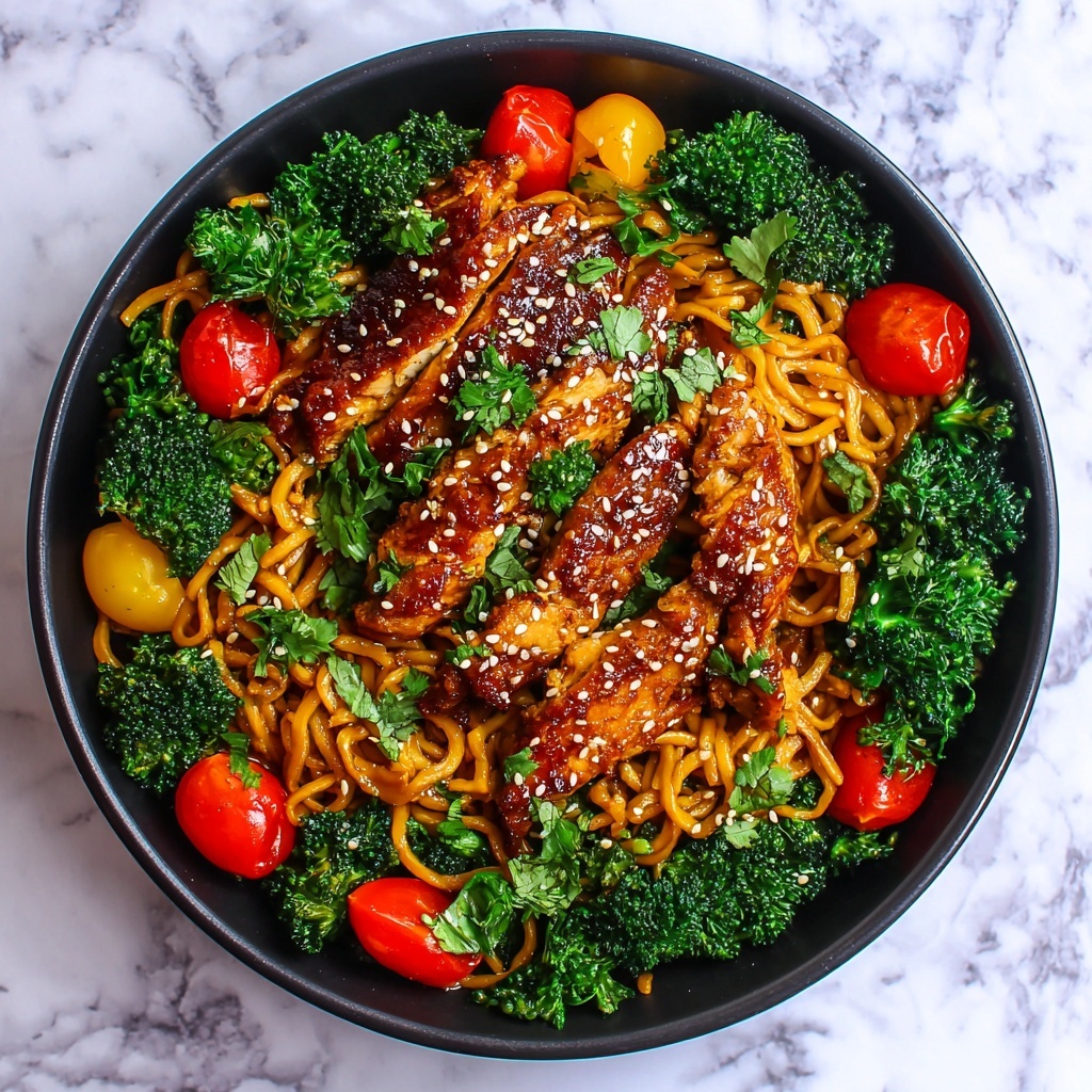 Chicken Stir Fry Noodles Recipe - Recipe Image