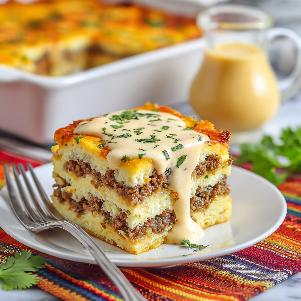 Mexican Sausage Breakfast Casserole Recipe - Recipe Image