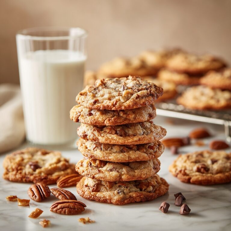 Bakery Style Chocolate Chip Toffee Cookies Recipe