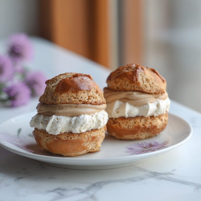 Nutella Cream Filled Profiteroles Recipe