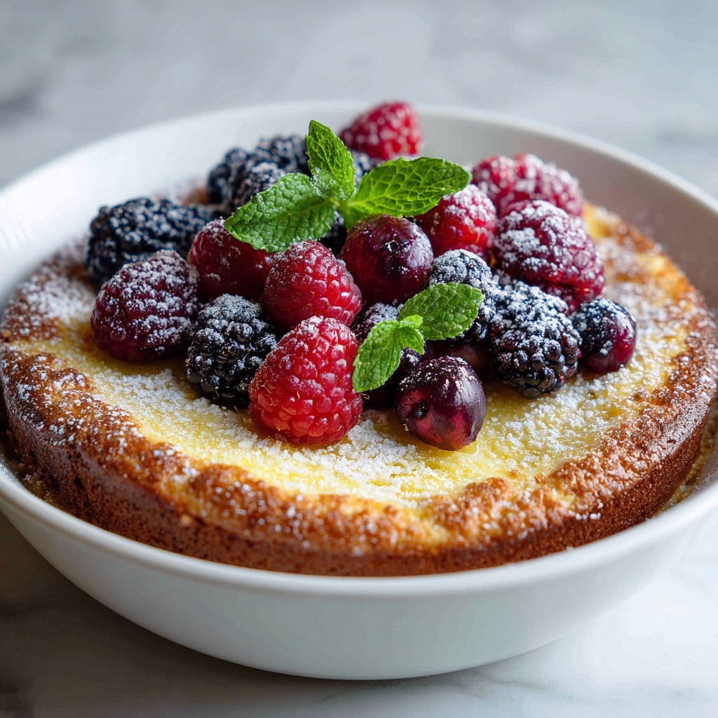 Wild Berry Bread Pudding with Orange Sauce Recipe - Recipe Image