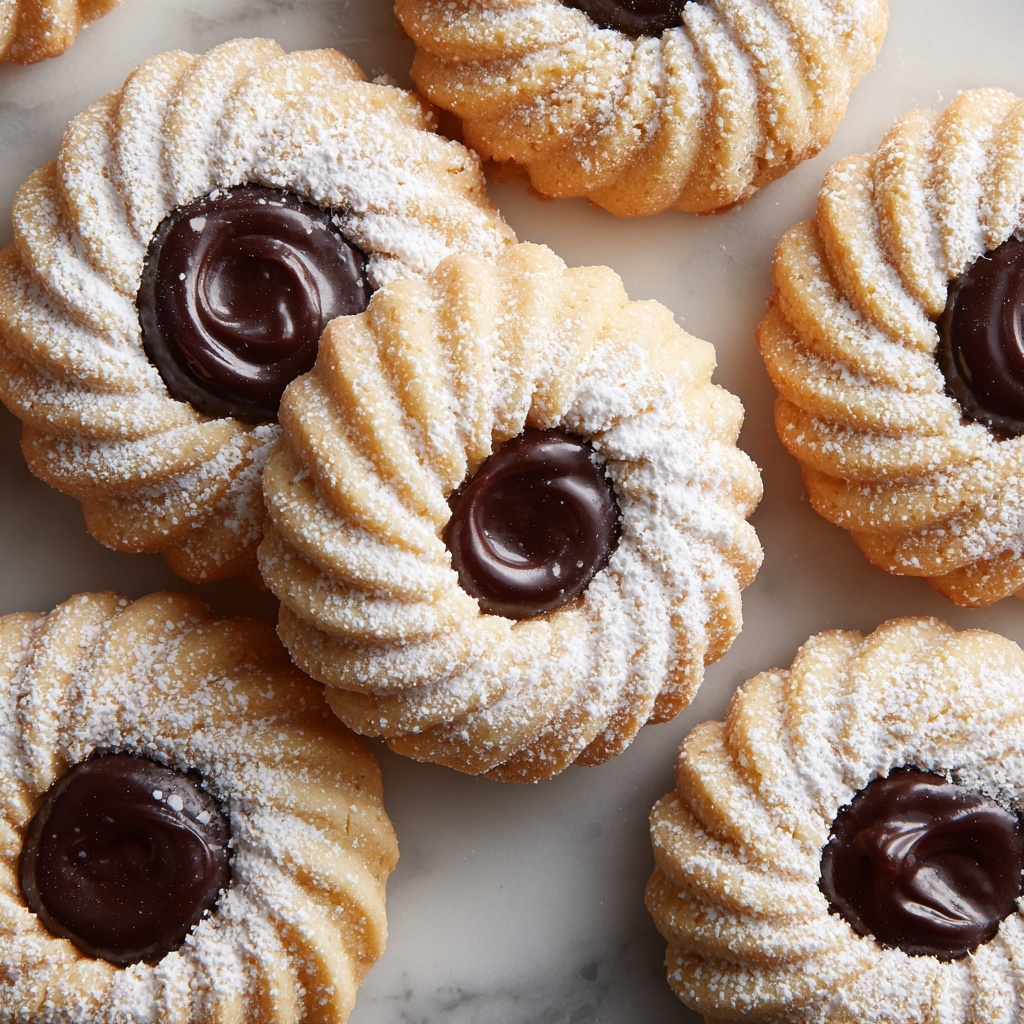 Milk Chocolate Stuffed Jack-O’-Lantern Cookies Recipe - Recipe Image