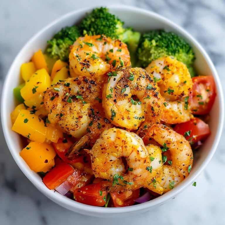 Colorful Shrimp & Veggie Bowl Recipe