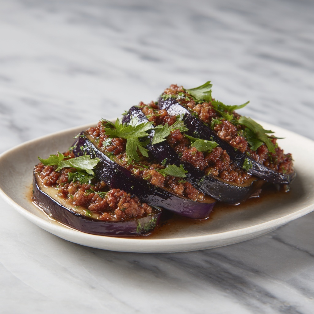 Minced Beef and Eggplant Stew Recipe - Recipe Image