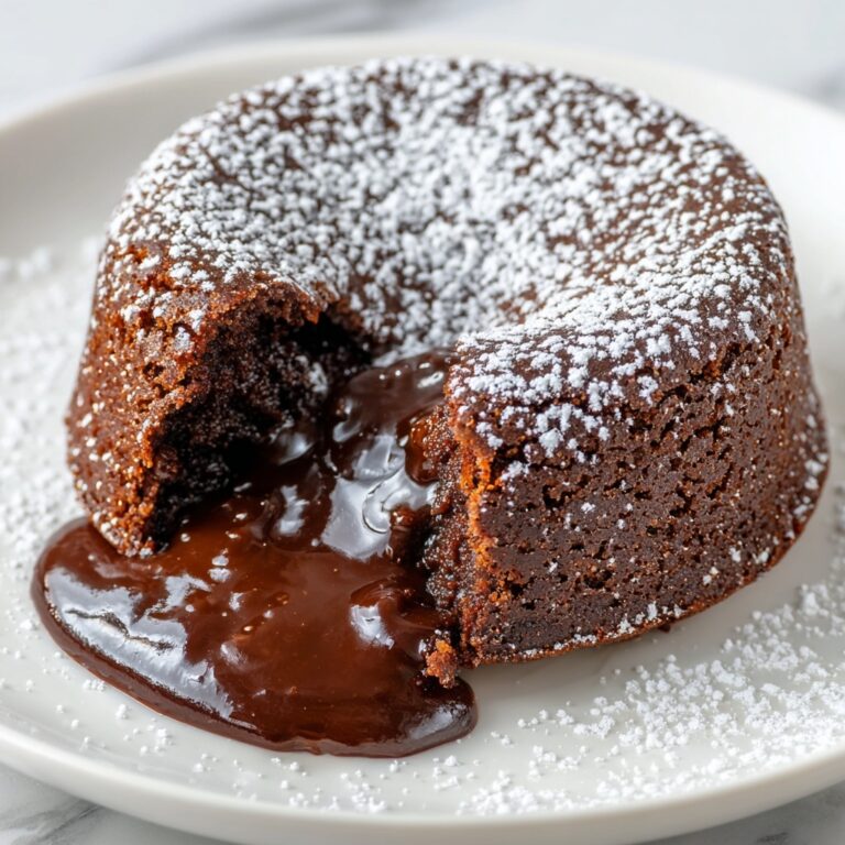 Protein Lava Cake (Gluten Free, Low Sugar) Recipe