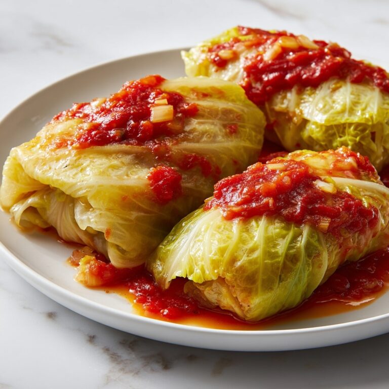 Vegetarian Stuffed Cabbage Rolls Recipe