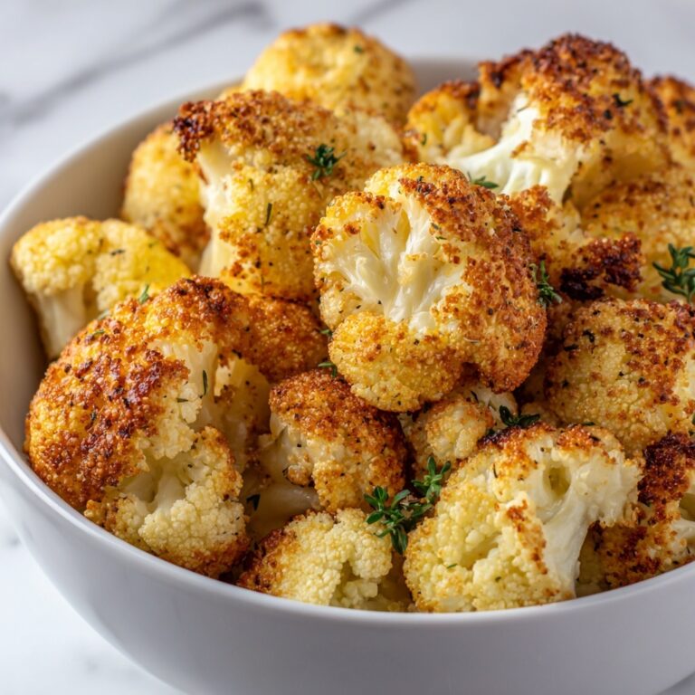 Roasted Parmesan Cauliflower Bites Recipe