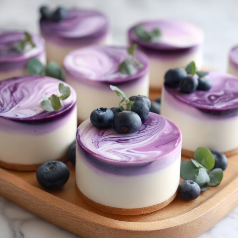 Blueberry Swirl Yogurt Bites Recipe
