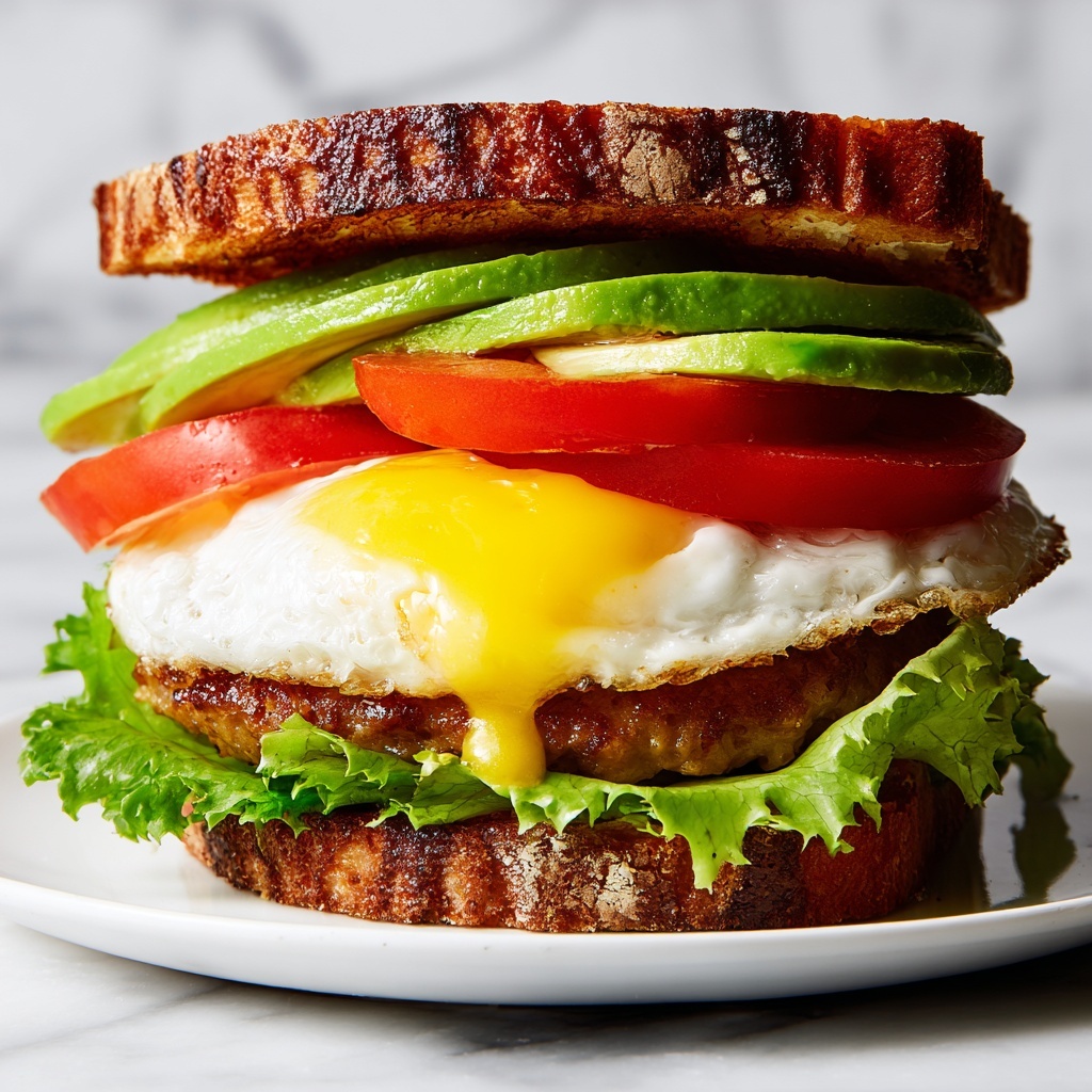 Easy Vegetarian Breakfast Egg Sandwich: A Quick and Delicious Morning Treat Recipe - Recipe Image