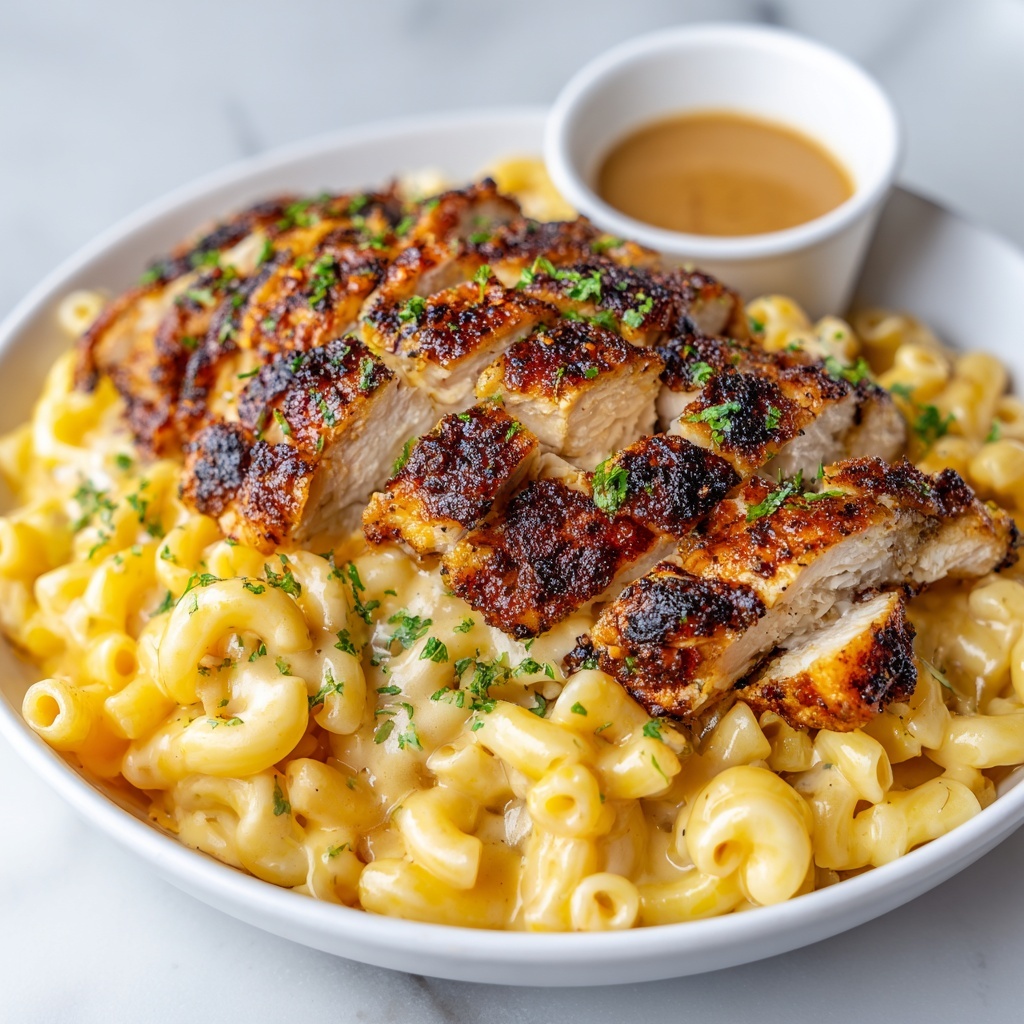 Honey Pepper Chicken Mac and Cheese Recipe - Recipe Image