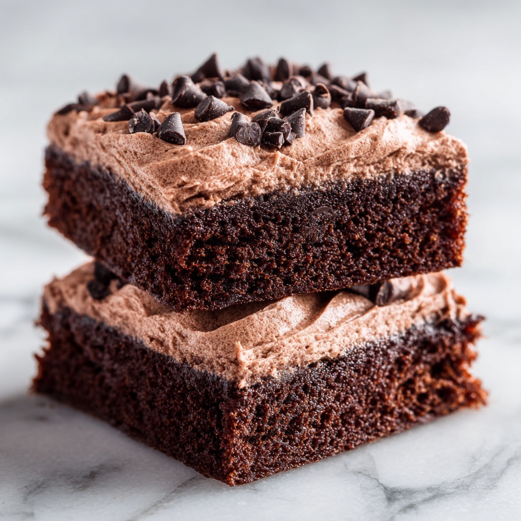 Chocolate Mousse Brownies Recipe - Recipe Image