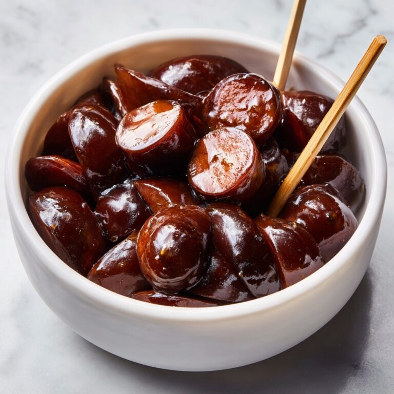 BBQ Smoked Sausage with Charred Peppers and Onions Recipe