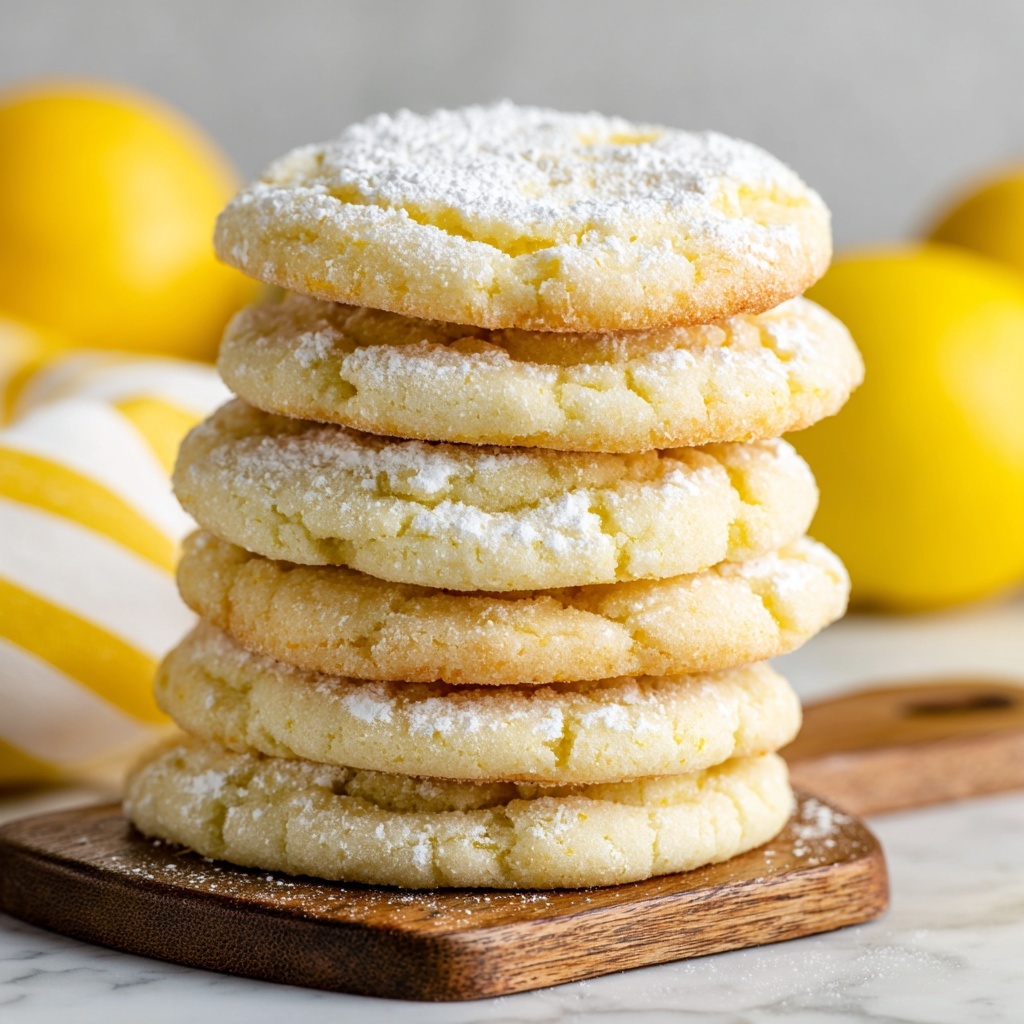 Lemon Cookies from Cake Mix Recipe - Recipe Image