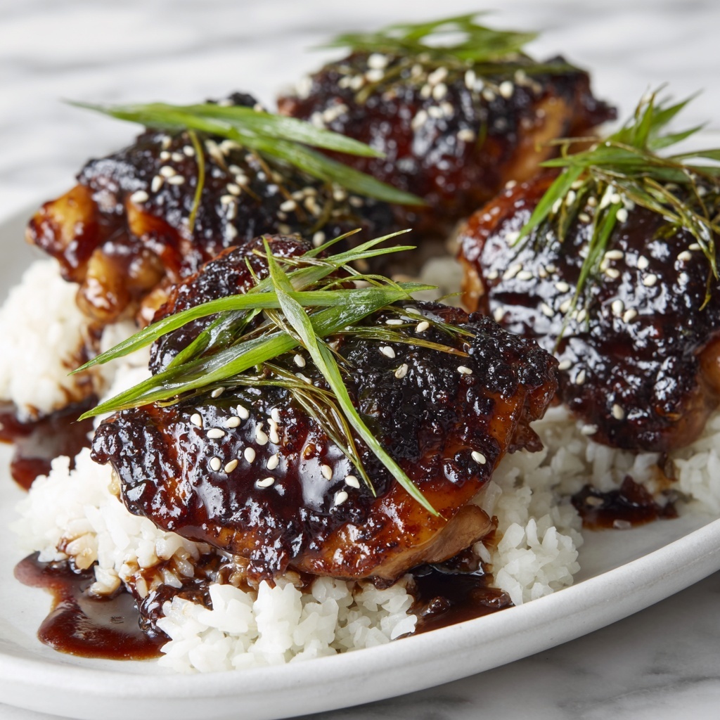 Baked Chicken in Sweet Teriyaki Marinade Recipe - Recipe Image