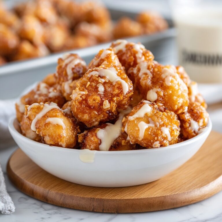 Baked Pumpkin Fritter Bites with Caramelized Glaze Recipe